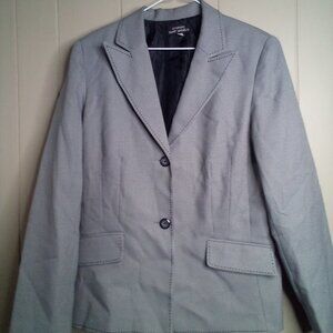 Giorgio Sant'Angelo  Blazer  14  Large Stitching  Gray